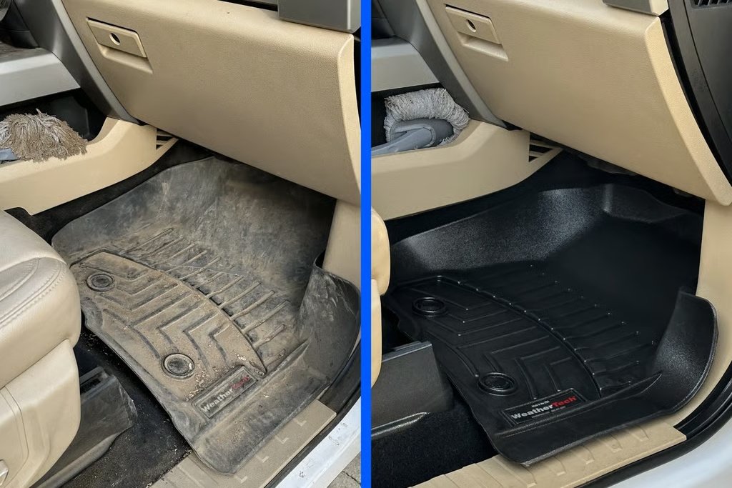 Before and after car detailing result 4
